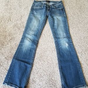 Express ReRock boot cut jeans